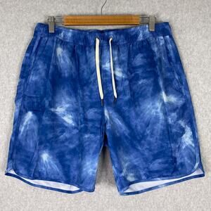 Fair Harbor Shorts Mens XL Blue Swim Trunks Lined